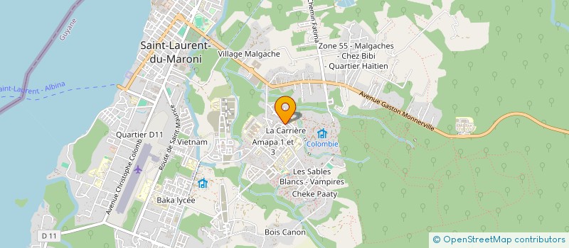 localisation de l'entreprise AR TP à SAINT-LAURENT-DU-MARONI