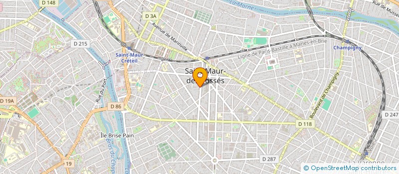 localisation de l'entreprise AR TRANSPORT  SAINT-MAUR-DES-FOSSES