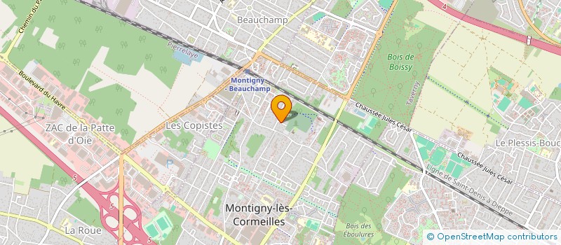 localisation de l'entreprise AR TRANSPORTS à MONTIGNY-LES-CORMEILLES