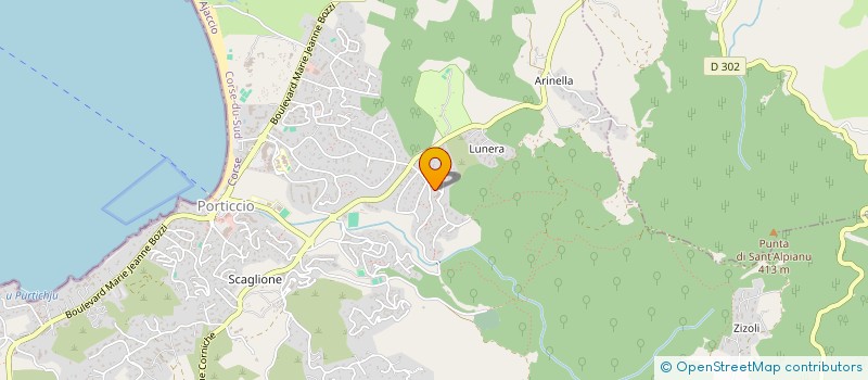 localisation de l'entreprise AR TRAVAUX CORSE  GROSSETO-PRUGNA