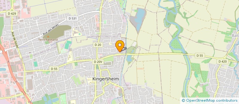 localisation de l'entreprise AR TRAVAUX PUBLICS  KINGERSHEIM