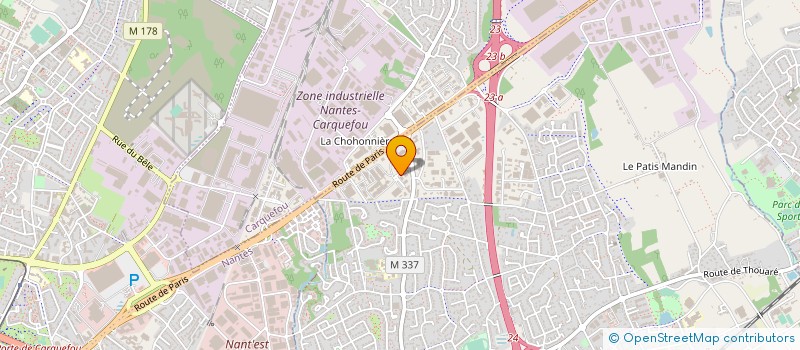 localisation de l'entreprise AR'TS à SAINTE-LUCE-SUR-LOIRE