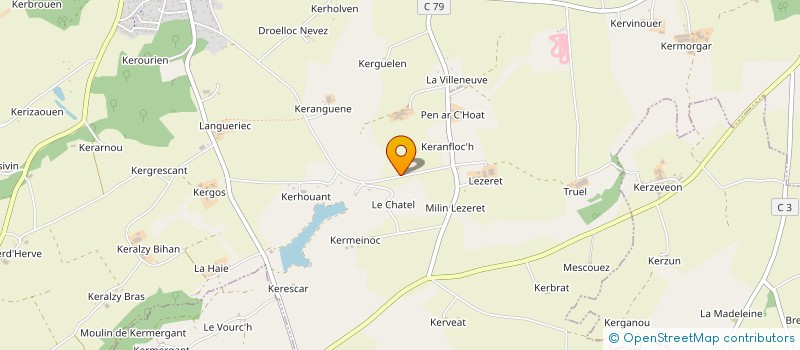 localisation de l'entreprise AR TYPIK'  PLOUMOGUER