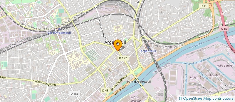 localisation de l'entreprise AR VENTILATION à ARGENTEUIL