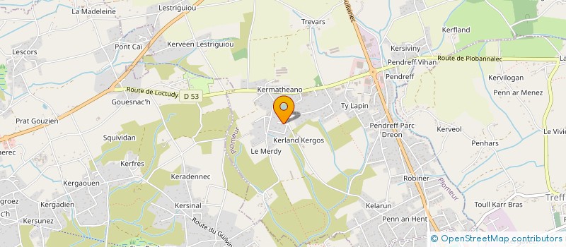 localisation de l'entreprise AR VEUZ  PLOMEUR