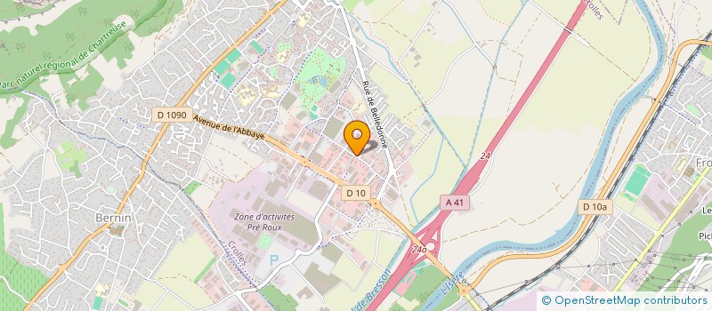 localisation de l'entreprise AR'VI ENERGIE  CROLLES