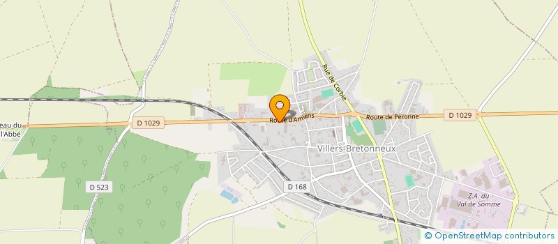 localisation de l'entreprise AR & VOUS à VILLERS-BRETONNEUX
