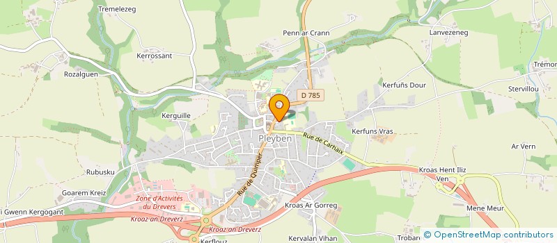 localisation de l'entreprise AR VRO  PLEYBEN