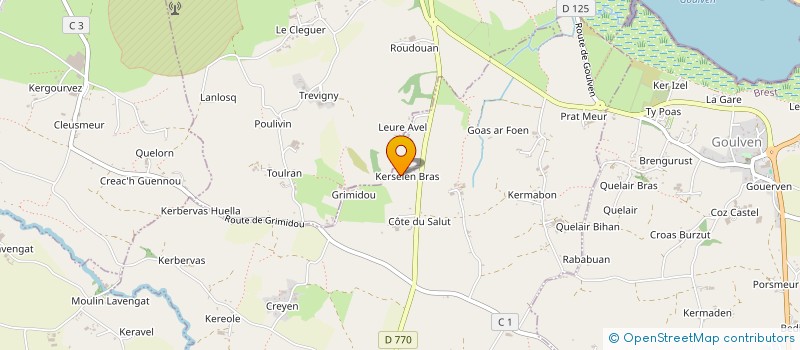 localisation de l'entreprise AR VRO UKREN  PLOUIDER