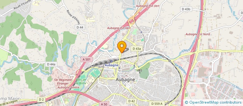 localisation de l'entreprise AR VTC à AUBAGNE