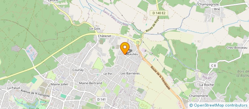 localisation de l'entreprise AR VUEZ  SAINT-PALAIS-SUR-MER