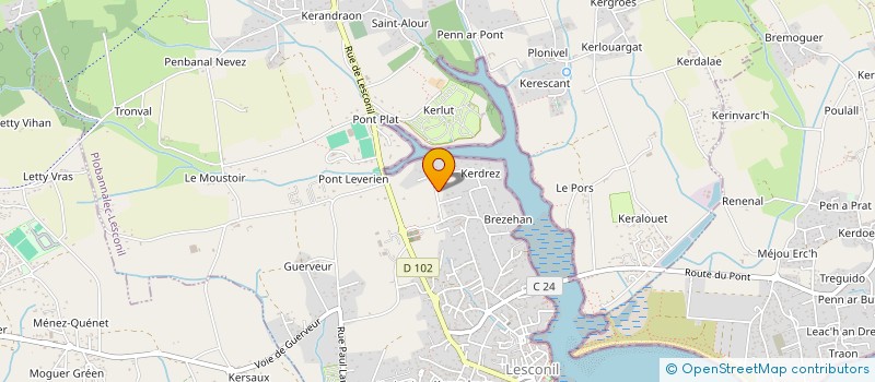 localisation de l'entreprise AR WAGENN WENN  PLOBANNALEC-LESCONIL