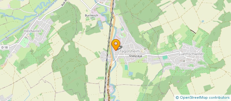 localisation de l'entreprise AR.XA  TAGOLSHEIM