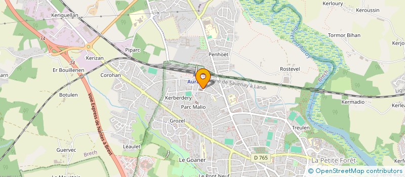 localisation de l'entreprise AR YAHUZ TI à AURAY