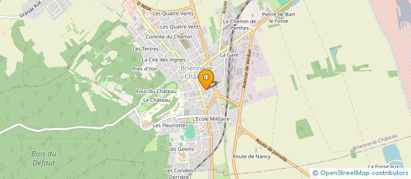 localisation de l'entreprise AR2B COURTAGE  BRIENNE-LE-CHATEAU