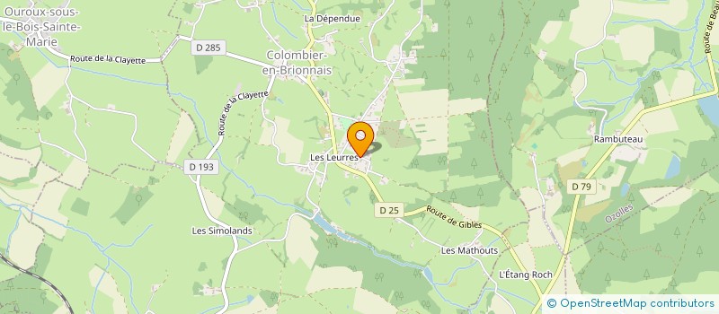 localisation de l'entreprise AR2C ENERGIES  COLOMBIER-EN-BRIONNAIS