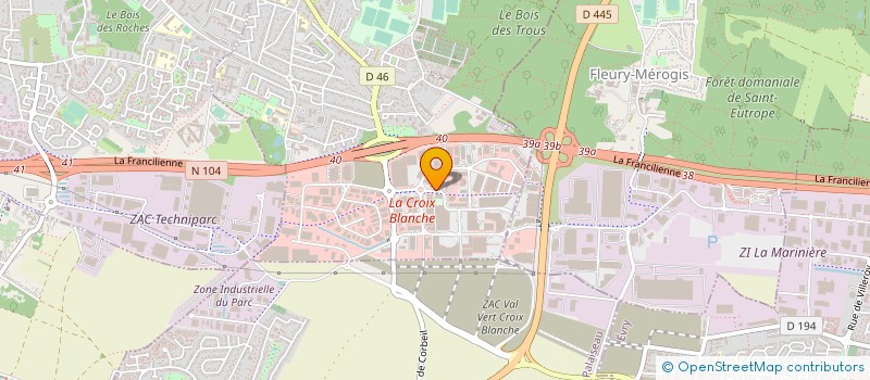 localisation de l'entreprise AR2C SYSTEM  VILLIERS-SUR-ORGE