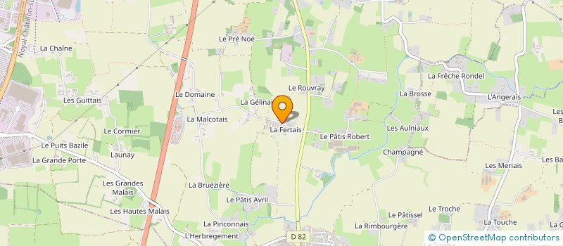 localisation de l'entreprise AR2E+ à NOYAL-CHATILLON-SUR-SEICHE