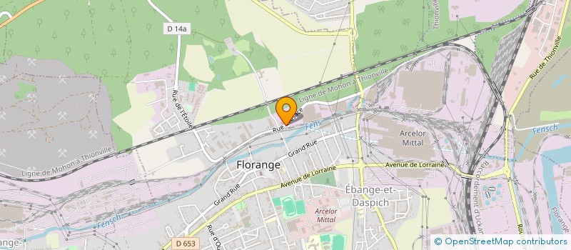 localisation de l'entreprise AR2FER à FLORANGE