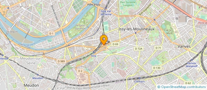 localisation de l'entreprise AR2G ISSY à ISSY-LES-MOULINEAUX