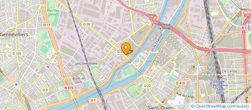 localisation de l'entreprise AR2M  PARIS