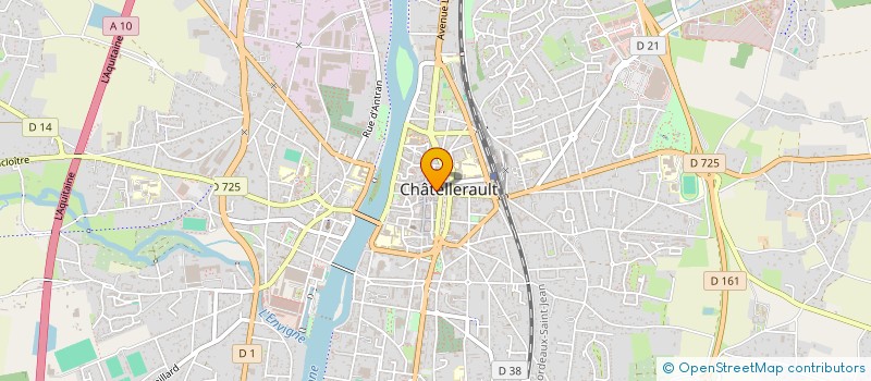 localisation de l'entreprise AR2M RESTAURATION à CHATELLERAULT