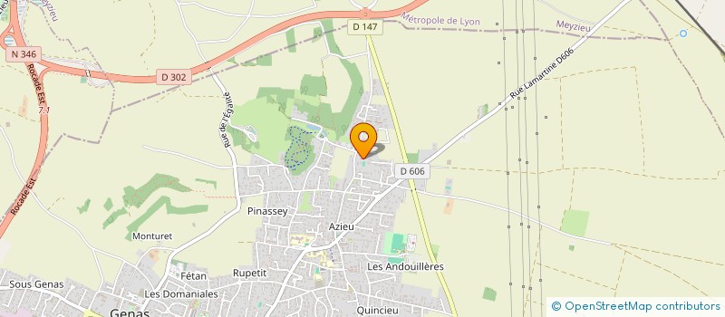 localisation de l'entreprise AR2PI AUTOMATISME ET REGULATION DE PROCESS INDUSTRIEL  GENAS