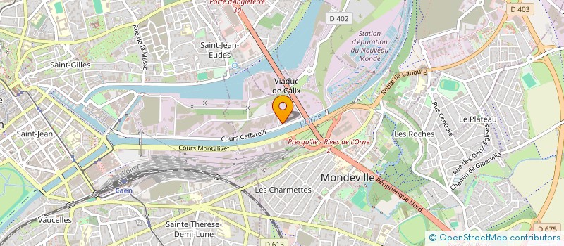 localisation de l'entreprise AR3I à MONDEVILLE