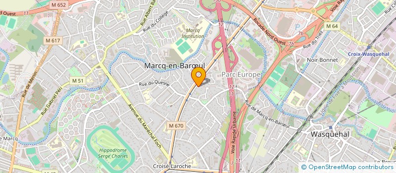 localisation de l'entreprise AR4PA à MARCQ-EN-BARŒUL