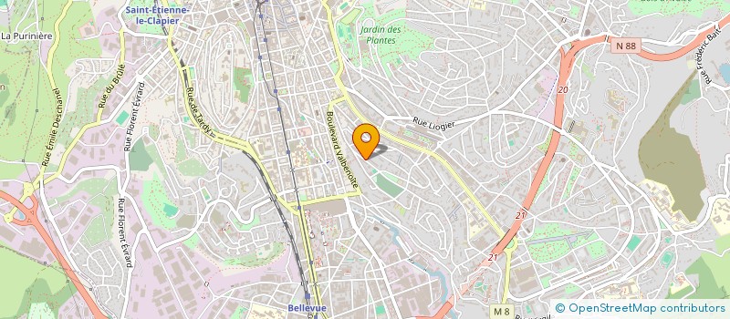 localisation de l'entreprise AR6798  SAINT-ETIENNE