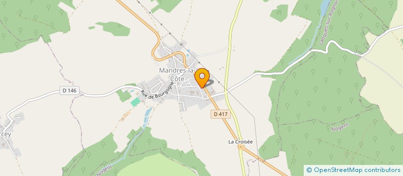 localisation de l'entreprise ARA 2 à MANDRES-LA-COTE
