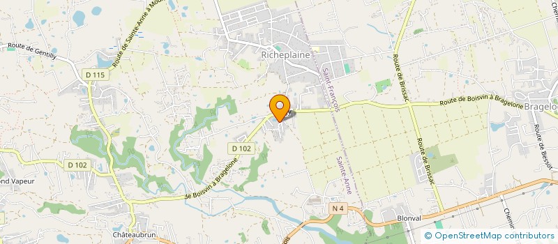 localisation de l'entreprise ARA à SAINTE-ANNE