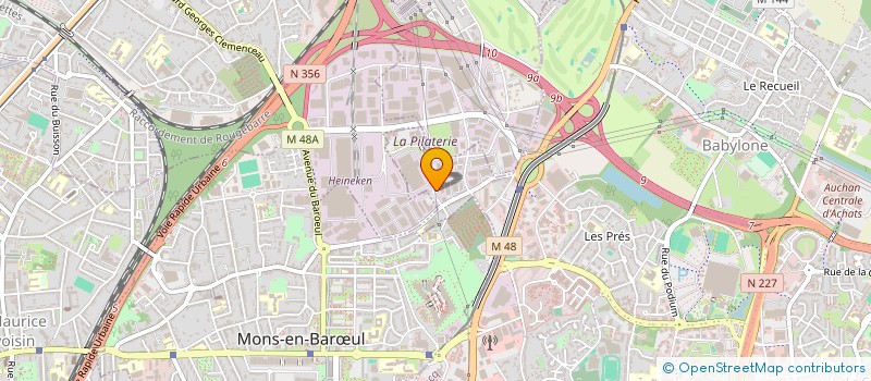 localisation de l'entreprise ARA à VILLENEUVE-D'ASCQ
