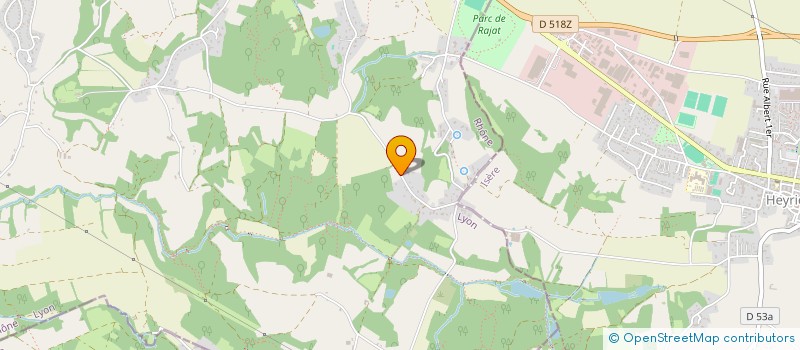 localisation de l'entreprise ARA  SAINT-PIERRE-DE-CHANDIEU