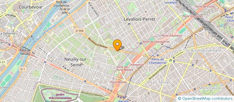 localisation de l'entreprise ARA à NEUILLY-SUR-SEINE