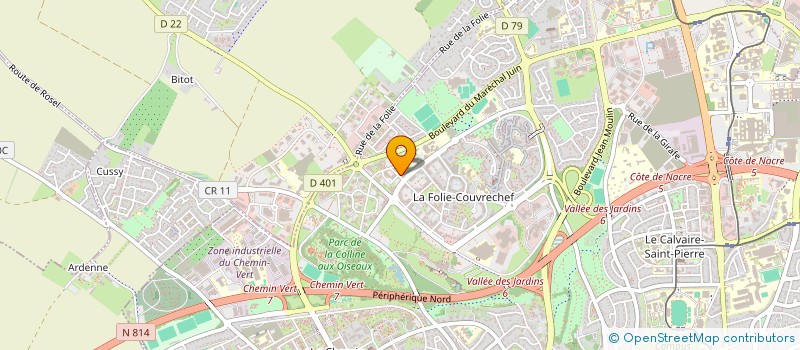 localisation de l'entreprise ARA ASS REGION AGREE PROF LIBE à CAEN
