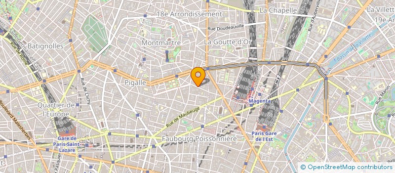 localisation de l'entreprise ARA CHOCOLAT à PARIS
