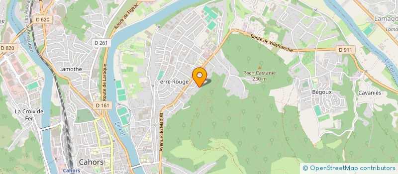 localisation de l'entreprise ARA CONSTRUCTION  CAHORS