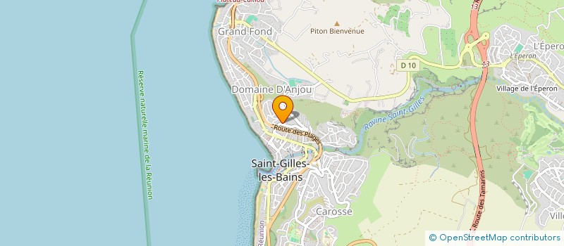 localisation de l'entreprise ARA CORP.  SAINT-PAUL