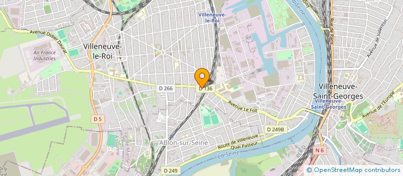 localisation de l'entreprise ARA DIFFUSION à VILLENEUVE-LE-ROI