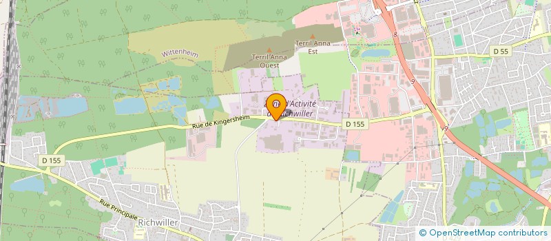 localisation de l'entreprise ARA DIFFUSION à RICHWILLER