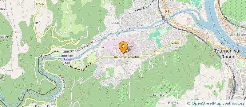localisation de l'entreprise ARA GENERATION ENDURANCE EQUESTRE à TOURNON-SUR-RHONE