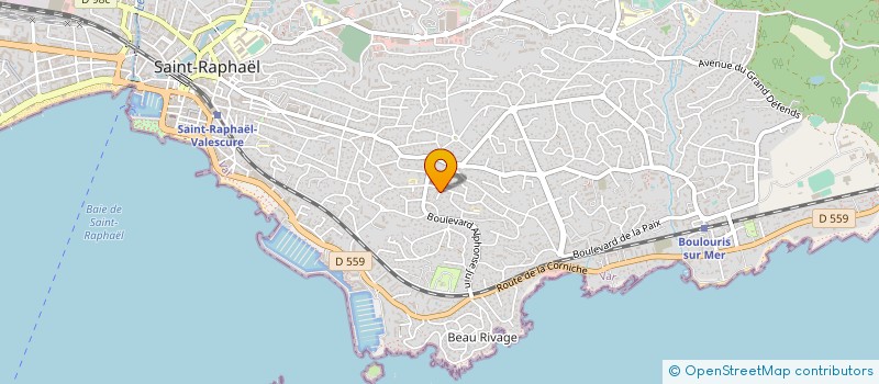localisation de l'entreprise ARA INVESTISSEMENTS à SAINT-RAPHAEL
