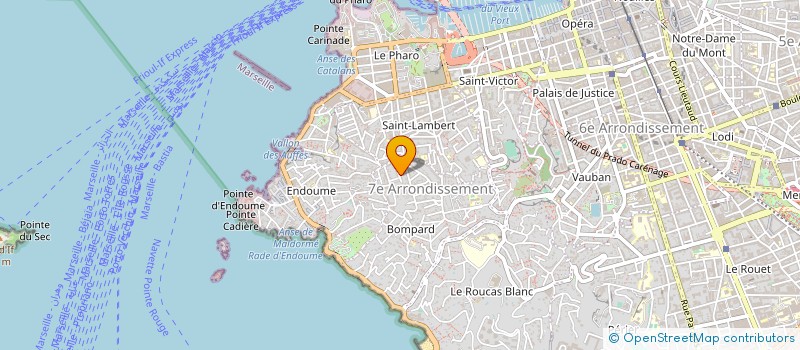 localisation de l'entreprise ARA INVESTISSEMENTS à MARSEILLE