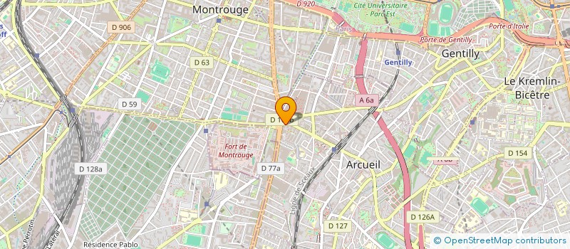 localisation de l'entreprise ARA LE PONTET  ARCUEIL