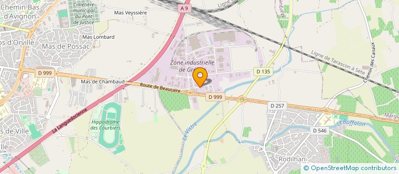 localisation de l'entreprise ARA MAIL  NIMES