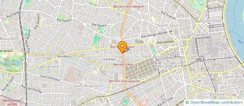localisation de l'entreprise ARA PL AQUITAINE à BORDEAUX