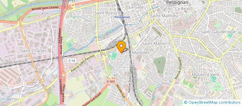 localisation de l'entreprise ARA PROU  PERPIGNAN