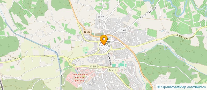 localisation de l'entreprise ARA QUI RIT  LAMBESC