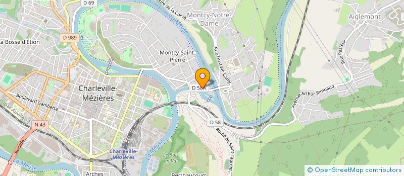 localisation de l'entreprise ARA UN AUTRE REGARD SUR LES ARDENNES  CHARLEVILLE-MEZIERES